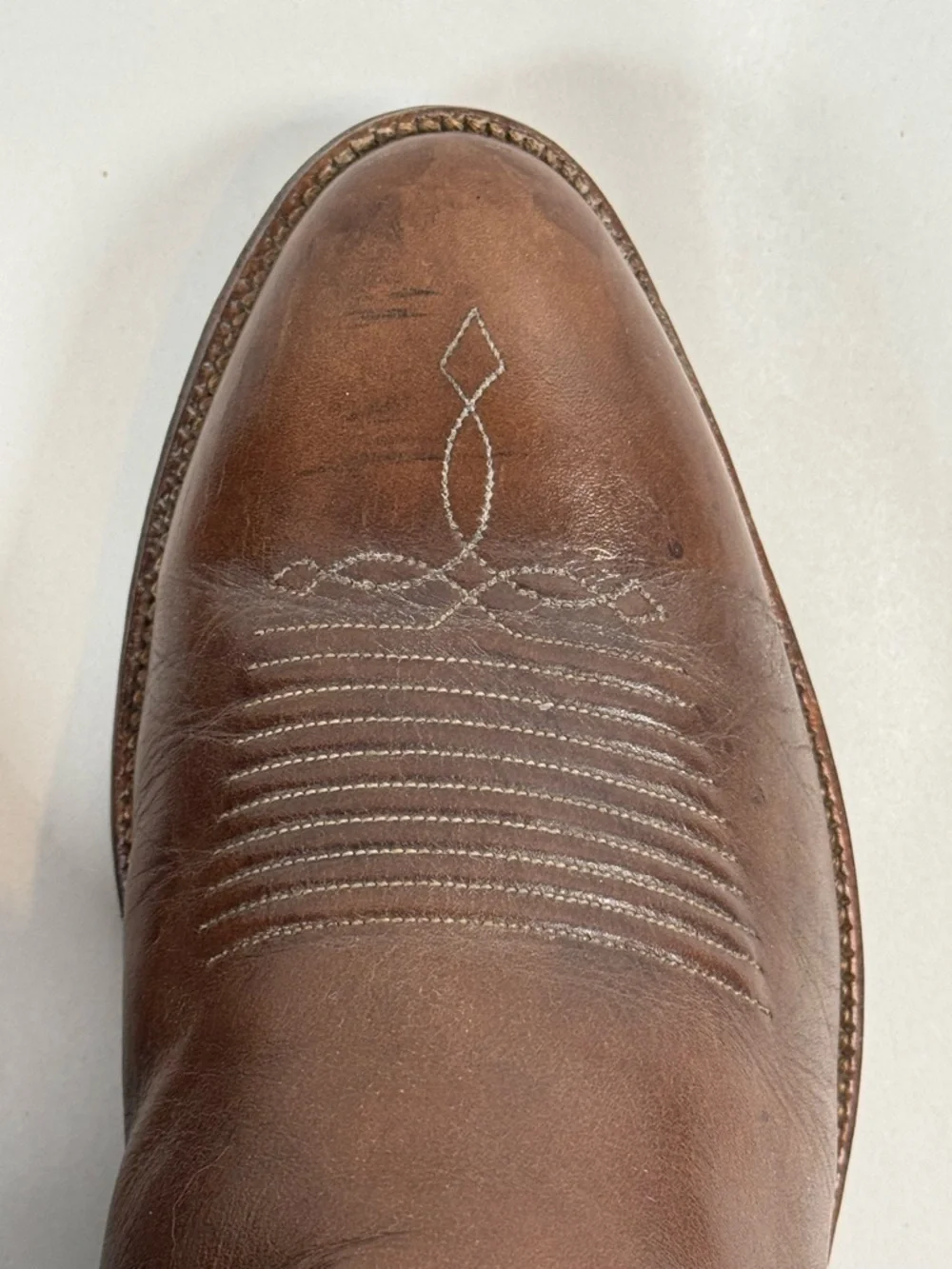 Lucchese San Antonio Men’s Vintage Cowboy Boots Size 10.5 D #6472 Made In USA - Picture 9 of 16